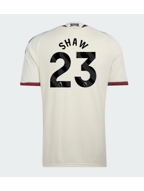 Muži Futbalové oblečenie Manchester United Luke Shaw #23 2026-27 Krátky Rukáv - Tretina Muži Futbalové oblečenie Manchester United Luke Shaw #23 2026-27 Krátky Rukáv - Tretina